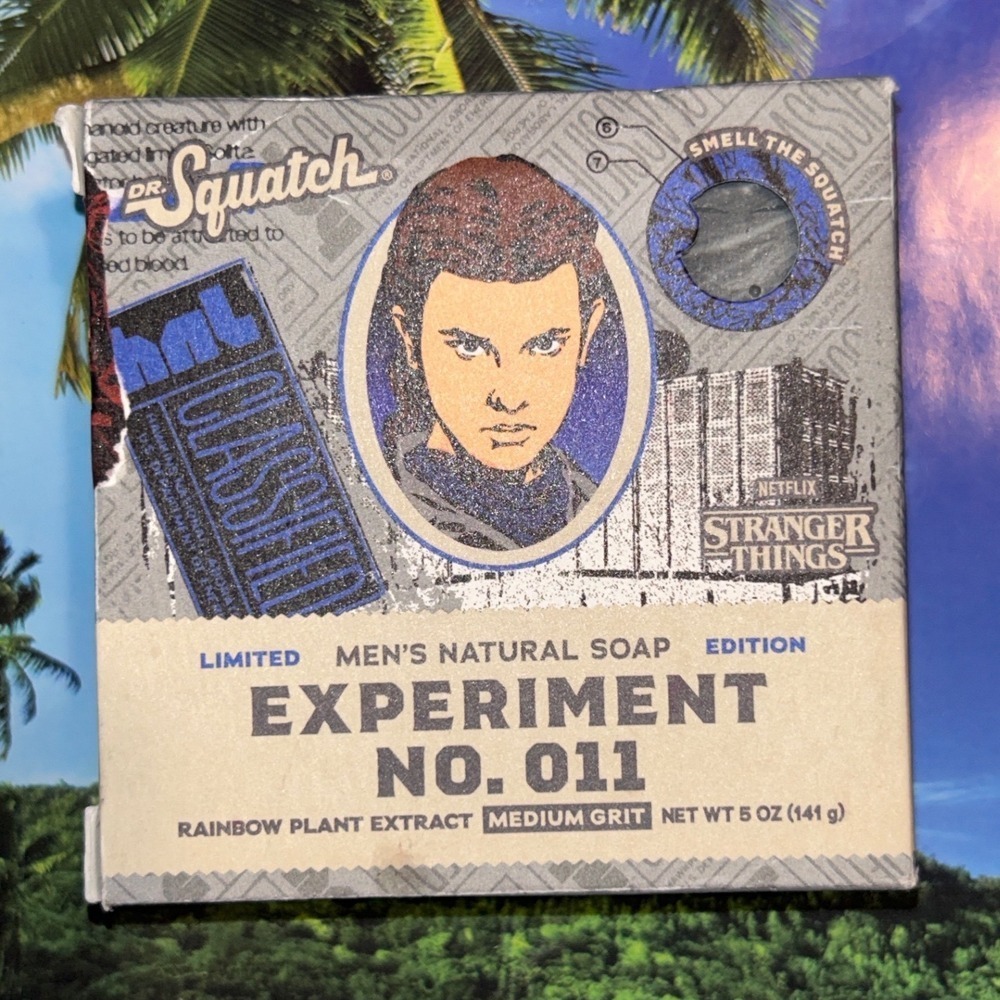 Dr Squatch Stranger Things Experiment No 011 Limited Edition Soap 5oz